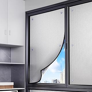 Film d'aluminium réfléchissant de 9 mm, blocage des UV, contrôle de la chaleur, occultant, kit d'isolation de fenêtre non adhésif (83,8 x 180,3 cm) pour un usage domestique