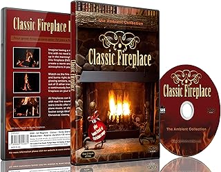 DVD Feu – Cheminée Classique pour les soirées romantiques et diner entre amis