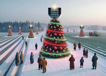 Des radars camouflés en sapins de Noël : la surprenante riposte des agriculteurs