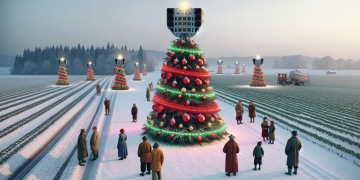 Des radars camouflés en sapins de Noël : la surprenante riposte des agriculteurs