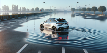 La Xiaomi SU7 prend un parking pour un étang et s’aventure dans l’eau