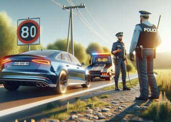 Rouler à 141 km/h au lieu de 80 : permis immédiatement suspendu et véhicule placé en fourrière