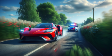 À toute allure sur une route départementale, il lance un défi audacieux aux gendarmes