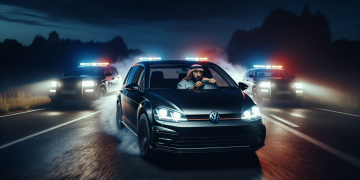 Contrôlé en excès de vitesse et sous cocaïne au volant d’une Golf puissante, il finit arrêté par les gendarmes