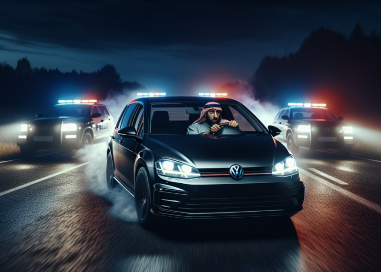 Contrôlé en excès de vitesse et sous cocaïne au volant d’une Golf puissante, il finit arrêté par les gendarmes