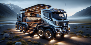 Découvrez le camping-car 6×6 à 1,57 million d’euros : 520 chevaux sous le capot et un intérieur ultramoderne