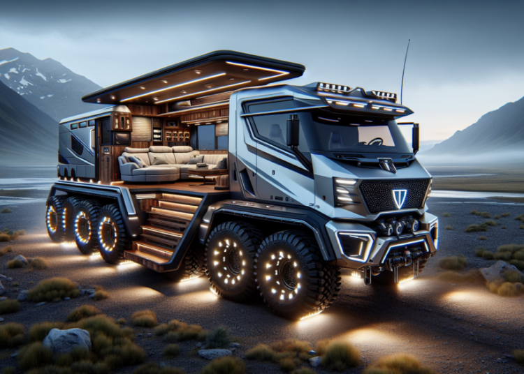Découvrez le camping-car 6×6 à 1,57 million d’euros : 520 chevaux sous le capot et un intérieur ultramoderne