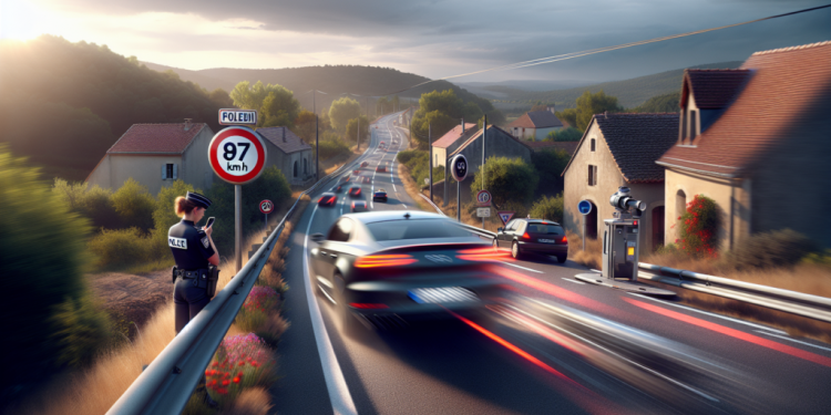 Excès de vitesse dramatique : 177 km/h au lieu de 80, un week-end critique avec 10 permis suspendus dans le département