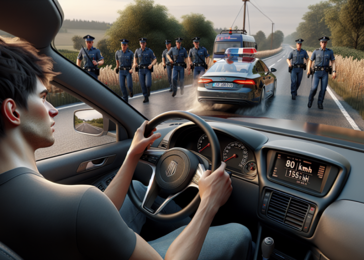 Jeune conducteur sous cannabis dépasse largement la vitesse autorisée à 151 km/h sur une route limitée à 80 km/h, les gendarmes stupéfaits