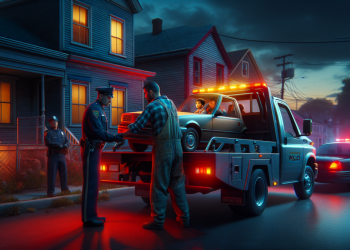 Négligence alarmante : un dépanneur arrêté après avoir emporté une voiture contenant un enfant à bord