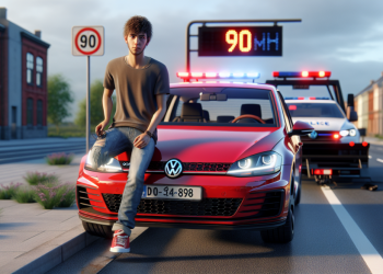 Un jeune au volant d’une Golf GTI pris en excès de vitesse à plus de 170 km/h : véhicule immobilisé et placé en fourrière