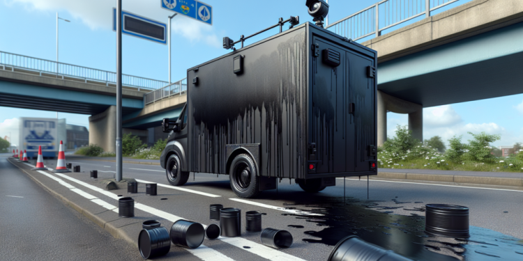 Un radar mobile peint en noir seulement quatre mois après son installation : le coupable risque une amende énorme et une peine de prison sévère