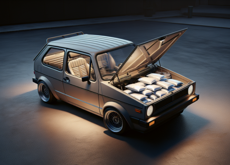 Le stratagème insolite d’un trafiquant : 137 000 euros de cocaïne cachés sous le capot d’une Golf