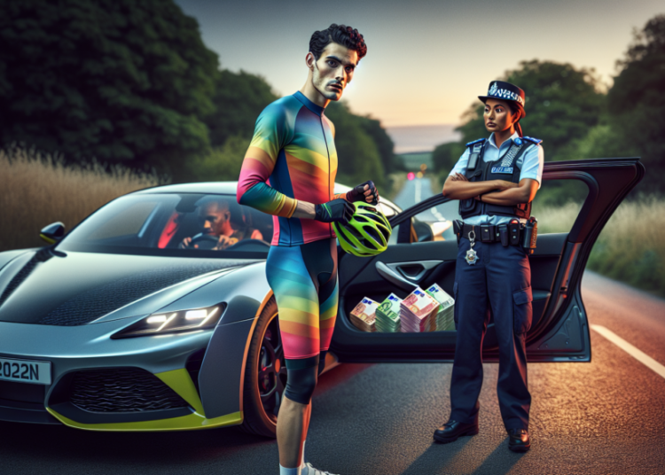 Un jeune cycliste professionnel interpellé avec 2000 euros de faux billets dans sa voiture