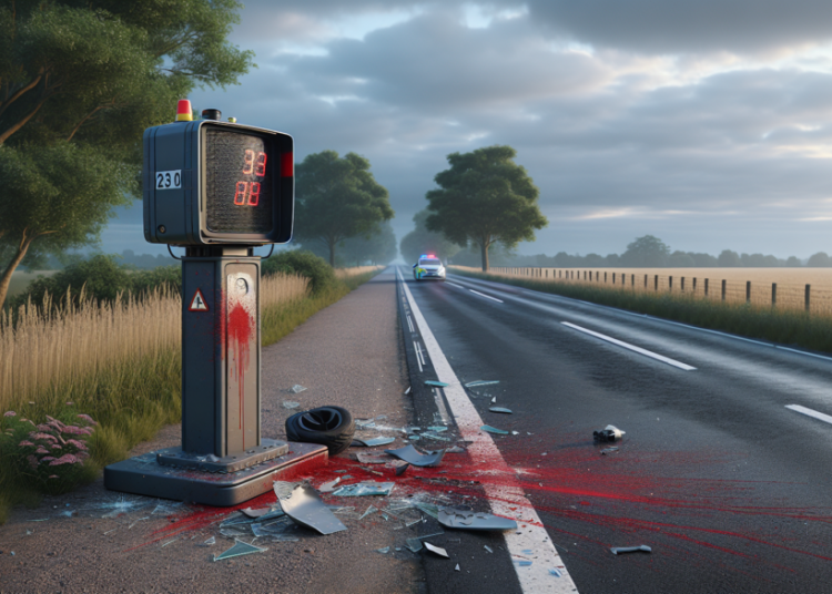 Un radar vandalisé à trois reprises sur une même route : les autorités en quête de solutions face à ces attaques répétées