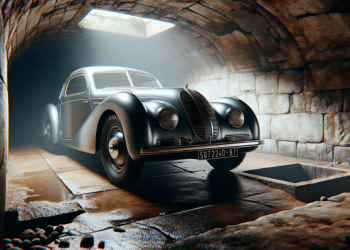 Une voiture de collection flambant neuve réapparaît après 50 ans enfouie dans un caveau