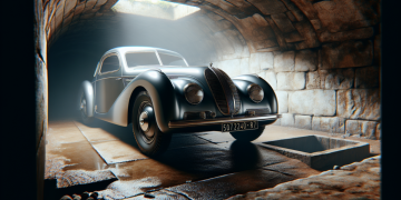 Une voiture de collection flambant neuve réapparaît après 50 ans enfouie dans un caveau