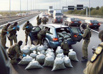 Saisie spectaculaire : 117 kg de cannabis découverts dans une voiture, un coup dur estimé à plus d’un million d’euros