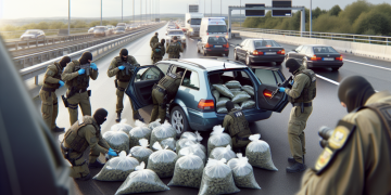 Saisie spectaculaire : 117 kg de cannabis découverts dans une voiture, un coup dur estimé à plus d’un million d’euros