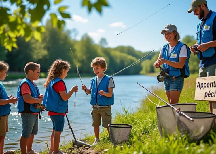 Stage de pêche pour les jeunes à Vic-sur-Cère : une initiative conjointe de l’AAPPMA et de la Fédération