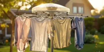 Comment construire un séchoir à linge solaire rotatif avec protection pluie