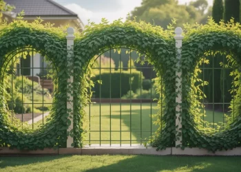 Comment créer un brise-vue végétalisé avec treillis métallique et plantes grimpantes