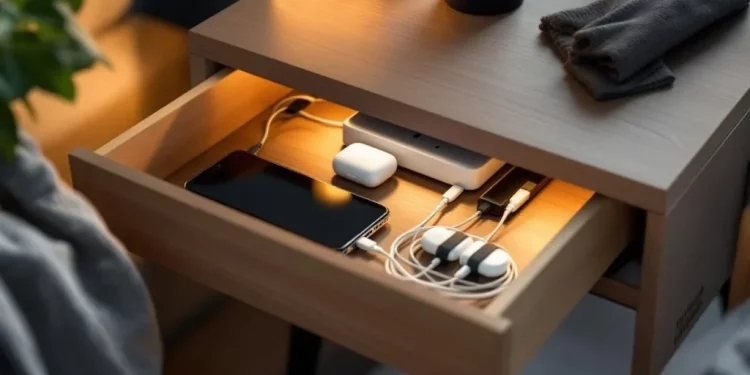 Comment fabriquer une station de recharge cachée dans un meuble : guide complet