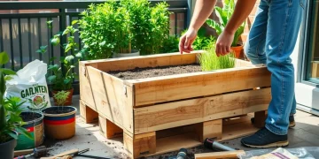 Construire un potager surélevé en palettes : guide complet du débutant