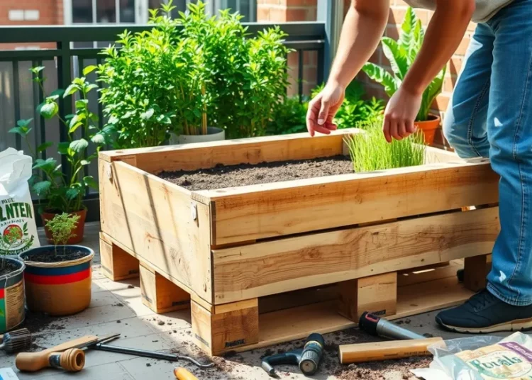 Construire un potager surélevé en palettes : guide complet du débutant