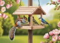 Construire une mangeoire à oiseaux anti-écureuils avec mécanisme à bascule : guide complet