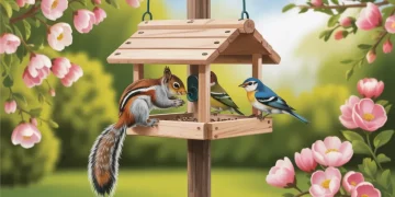 Construire une mangeoire à oiseaux anti-écureuils avec mécanisme à bascule : guide complet