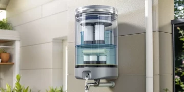 Fabriquer un récupérateur d’eau de pluie design avec système filtrant