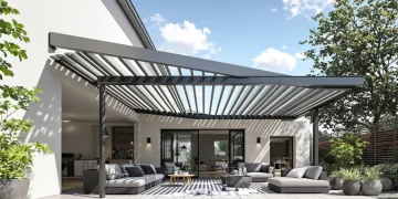 Fabriquer une pergola bioclimatique démontable pour terrasse : guide complet
