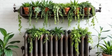 Transformer un ancien radiateur en jardinière design verticale : guide complet
