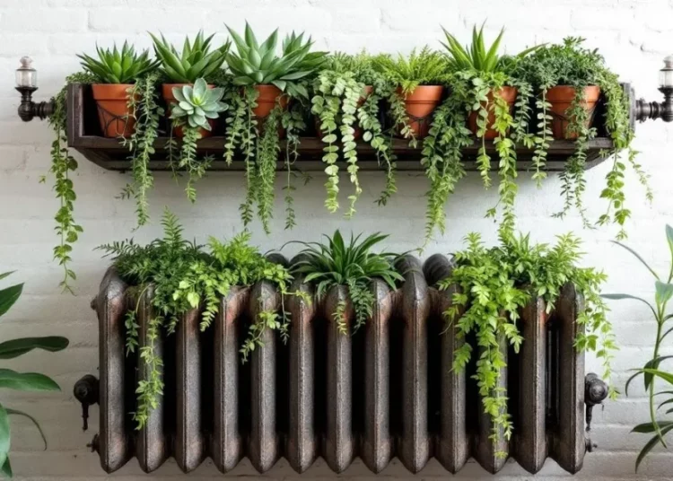 Transformer un ancien radiateur en jardinière design verticale : guide complet