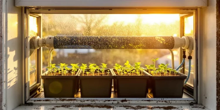 Transformer une fenêtre en mini serre chauffante automatique : guide complet