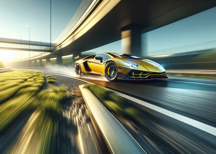 À plus de 200 km/h au volant d’une Lamborghini : la course folle se termine sur le bas-côté