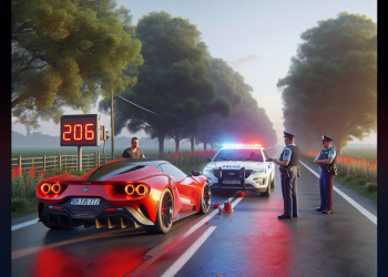 Un conducteur de McLaren flashé à 206 km/h sur une route limitée à 90 : permis immédiatement retiré et voiture saisie par les forces de l’ordre