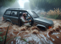 Un conducteur termine sa route dans une rivière et vit l’horreur : « J’ai cru que j’allais me noyer »