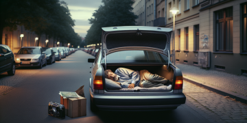 Un emploi stable, mais un refuge insolite : cet homme dort toujours dans le coffre de sa voiture