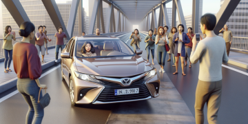 Une conductrice bloquée sur une passerelle piétonne : un incident pour le moins surprenant