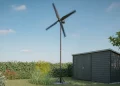 Comment construire une mini-éolienne verticale de 300W pour alimenter son abri de jardin