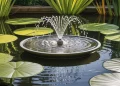 Comment créer une fontaine solaire flottante pour votre bassin de jardin