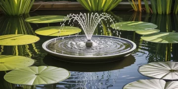 Comment créer une fontaine solaire flottante pour votre bassin de jardin