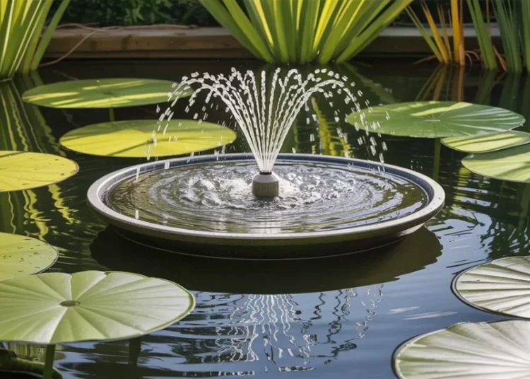 Comment créer une fontaine solaire flottante pour votre bassin de jardin