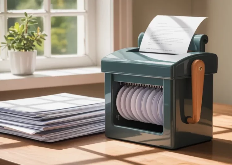 Comment fabriquer un destructeur de documents écologique avec broyeur manuel
