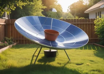 Comment fabriquer un four solaire parabolique avec une antenne satellite recyclée