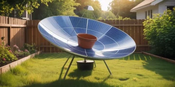 Comment fabriquer un four solaire parabolique avec une antenne satellite recyclée