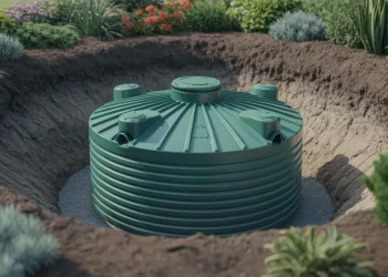 Comment transformer un container plastique en cuve de récupération d’eau enterrée