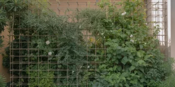 Créer un mur anti-bruit végétalisé avec structure métallique auto-portante